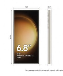 【良品】【Galaxy S23 + 】【256gb】 【SIMFREE】 Samsung Galaxy S23 5G (Cream, 8GB Ram, 256GB Storage