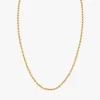 22KT Sleek Twisted Chain