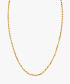 22KT Sleek Twisted Chain