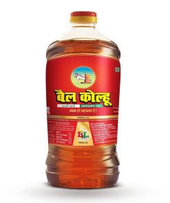Bail Kolhu Kachi Ghani Mustard Oil (Cold Pressed) | Healthy Cooking Oil | All Natural | Optimal Ratio of Omega 3 and Omega 6 Fatty acids | Free from Argemone Oil | 5L Bottle